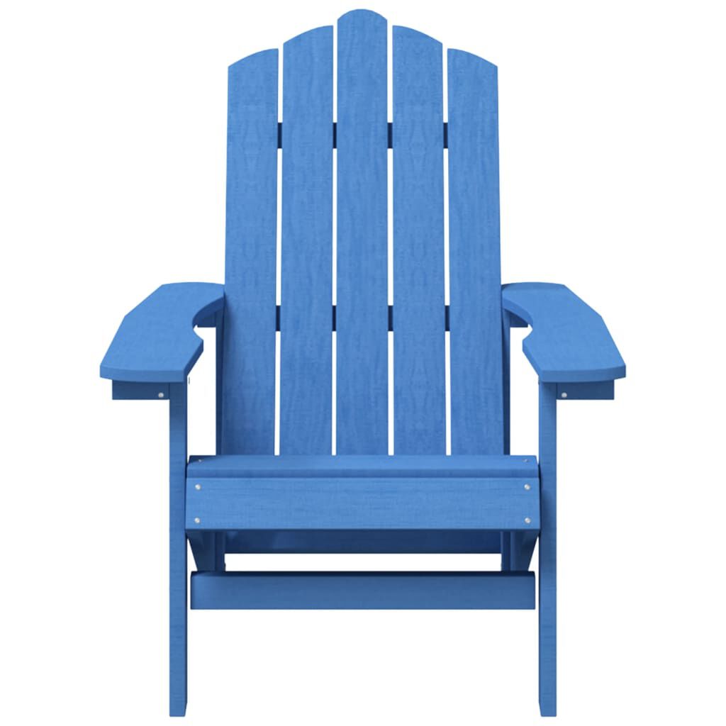 vidaXL Καρέκλα Κήπου Adirondack Θαλασσί από HDPE