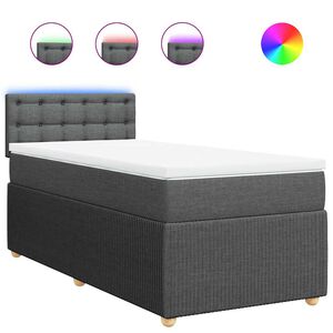vidaXL &Kappa;&rho;&epsilon;&beta;ά&tau;&iota; Boxspring &mu;&epsilon; &Sigma;&tau;&rho;ώ&mu;&alpha; &Sigma;&kappa;&omicron;ύ&rho;&omicron; &Gamma;&kappa;&rho;&iota; 80x200 &epsilon;&kappa;. &Upsilon;&phi;&alpha;&sigma;&mu;ά&tau;&iota;&nu;&omicron;