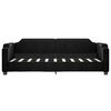 vidaXL Καναπές Κρεβάτι Συρόμενος Μαύρος 90x190 εκ. Ύφασμα