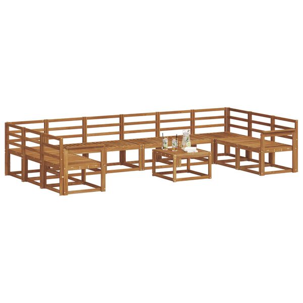 vidaXL &Sigma;&epsilon;&iota;&rho;ά &Kappa;&alpha;&nu;&alpha;&pi;έ &Epsilon;&xi;&omega;&tau;&epsilon;&rho;&iota;&kappa;&omicron;ύ 11 pcs &Phi;&upsilon;&sigma;&iota;&kappa;ό &Sigma;&tau;&epsilon;&rho;&epsilon;ό &Xi;ύ&lambda;&omicron; &Alpha;&kappa;&alpha;&kappa;ί&alpha;&sigmaf;