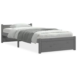 vidaXL &Pi;&lambda;&alpha;ί&sigma;&iota;&omicron; &Kappa;&rho;&epsilon;&beta;&alpha;&tau;&iota;&omicron;ύ &Gamma;&kappa;&rho;&iota; 75 x 190 &epsilon;&kappa;. &alpha;&pi;ό &Mu;&alpha;&sigma;ί&phi; &Xi;ύ&lambda;&omicron; Small Single