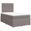 vidaXL &Kappa;&rho;&epsilon;&beta;ά&tau;&iota; Boxspring &mu;&epsilon; &Sigma;&tau;&rho;ώ&mu;&alpha; Taupe 120x190 &epsilon;&kappa;. &Upsilon;&phi;&alpha;&sigma;&mu;ά&tau;&iota;&nu;&omicron;