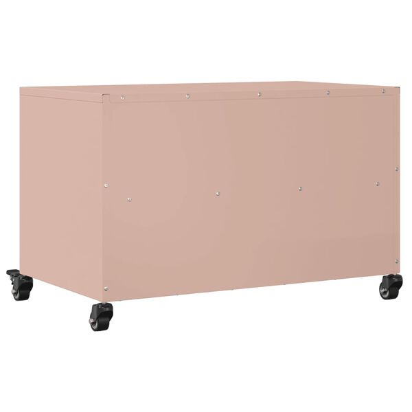 vidaXL Έπιπλο Τηλεόρασης Ροζ 68 x 39 x 43,5 εκ. Χάλυβας