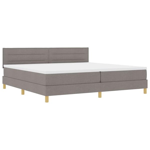 vidaXL &Kappa;&rho;&epsilon;&beta;ά&tau;&iota; &mu;&epsilon; &epsilon;&lambda;&alpha;&tau;ή&rho;&iota;&alpha; &mu;&epsilon; &sigma;&tau;&rho;ώ&mu;&alpha; Taupe 200 x 200 cm ύ&phi;&alpha;&sigma;&mu;&alpha;
