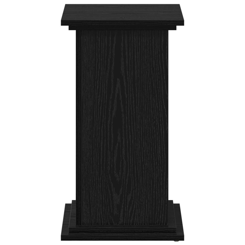 vidaXL Βάση Φυτών Μαύρης Δρυός 33x33x60 εκ. Φτιαγμένο από Ξύλο