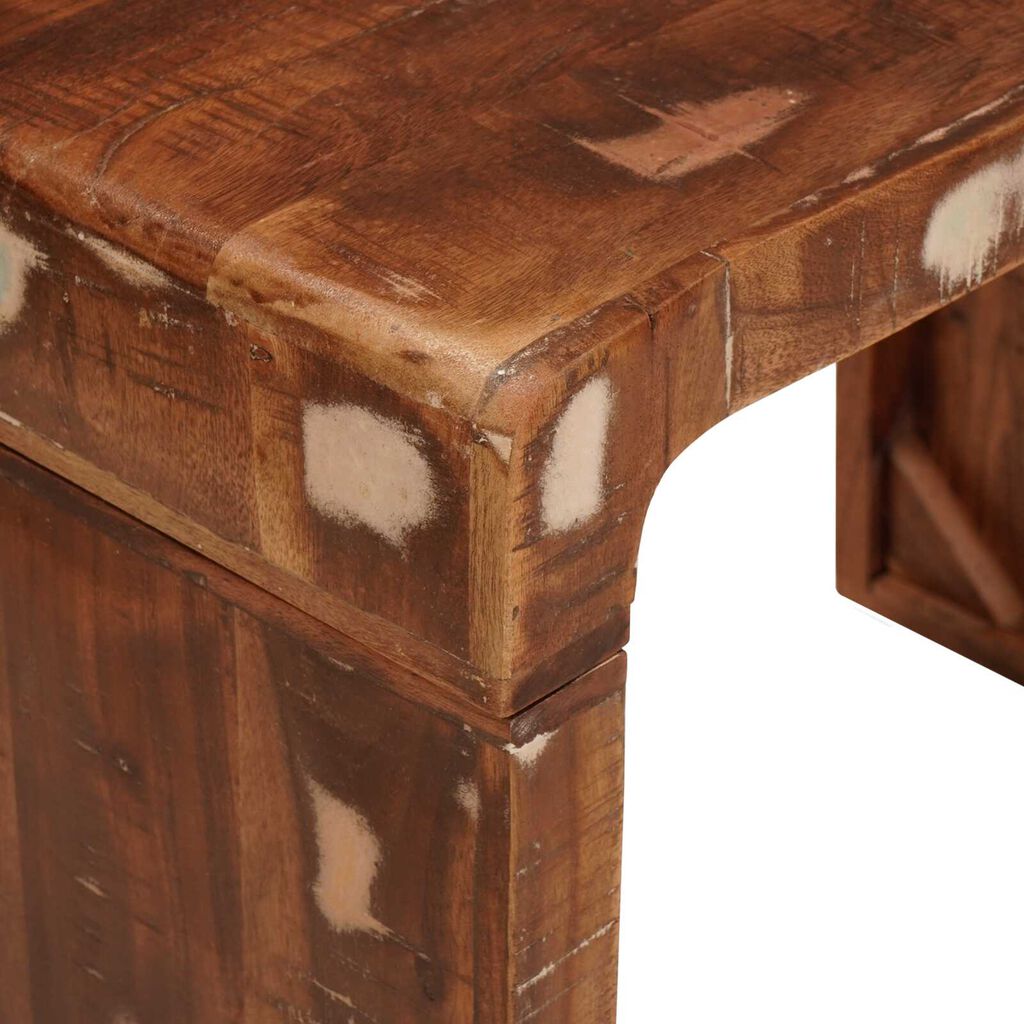 vidaXL End Table 60 x 35 x 46 εκ Στερεό ανακτημένο ξύλο