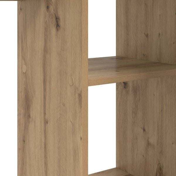 vidaXL Γραφείο artisan δρυς 142 x 102 x 73 εκ Επεξεργασμένο ξύλο