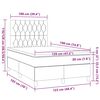 vidaXL &Kappa;&rho;&epsilon;&beta;ά&tau;&iota; Boxspring &mu;&epsilon; &Sigma;&tau;&rho;ώ&mu;&alpha; &Sigma;&kappa;&omicron;ύ&rho;&omicron; &Pi;&rho;ά&sigma;&iota;&nu;&omicron; 120x190&epsilon;&kappa;. &Beta;&epsilon;&lambda;&omicron;ύ&delta;&iota;&nu;&omicron;