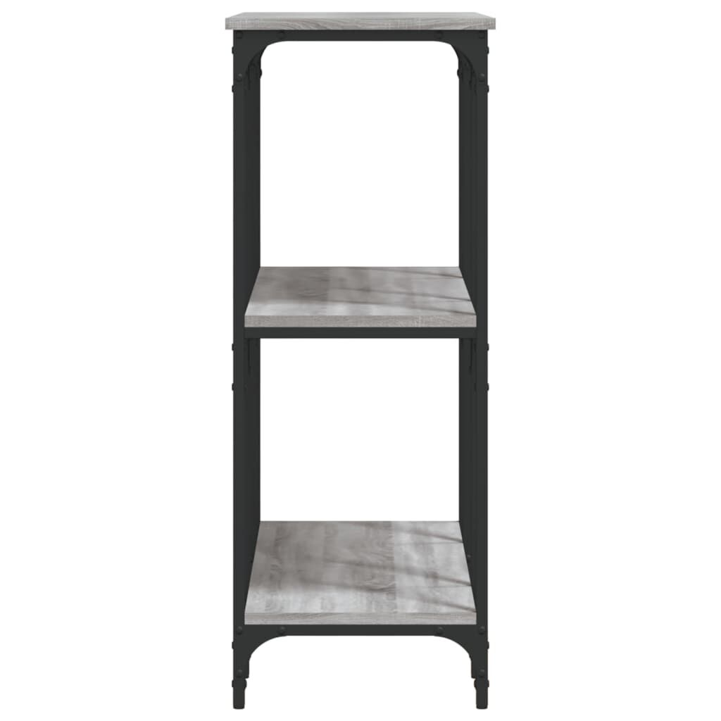 vidaXL Τραπέζι Κονσόλα Γκρι Sonoma 102x35x90 εκ. Επεξεργασμένο Ξύλο