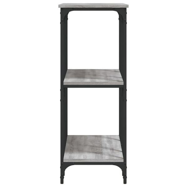 vidaXL Τραπέζι Κονσόλα Γκρι Sonoma 102x35x90 εκ. Επεξεργασμένο Ξύλο