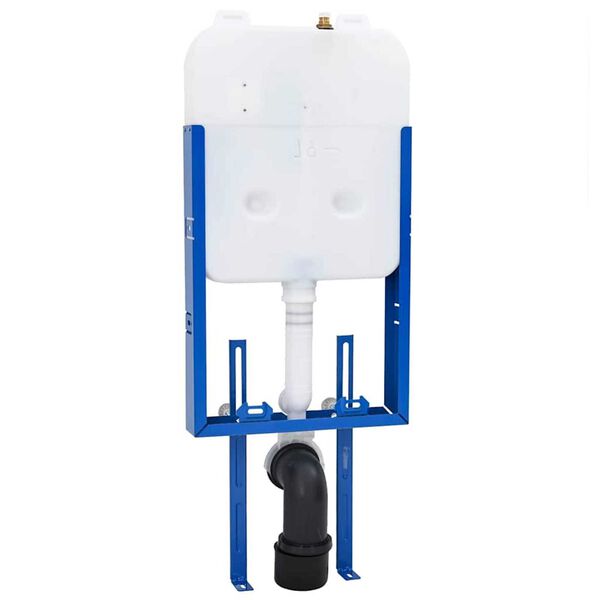 vidaXL Σκελετός Τοποθέτησης Λευκό Ατσάλι