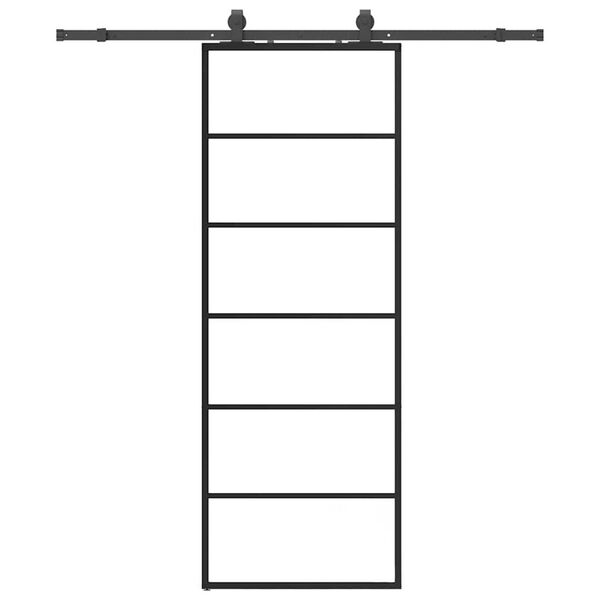 vidaXL &Sigma;&upsilon;&rho;ό&mu;&epsilon;&nu;&eta; &Pi;ό&rho;&tau;&alpha; &mu;&epsilon; &Mu;&eta;&chi;&alpha;&nu;&iota;&sigma;&mu;ό &Mu;&alpha;ύ&rho;&omicron; 76x205 &epsilon;&kappa;. &Gamma;&upsilon;&alpha;&lambda;ί ESG