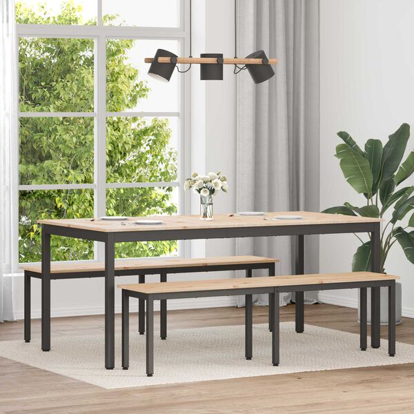 vidaXL &Tau;&rho;&alpha;&pi;&epsilon;&zeta;&alpha;&rho;ί&alpha; &Phi;&upsilon;&sigma;&iota;&kappa;ό 180 x 90 x 75 cm &Sigma;&tau;&epsilon;&rho;&epsilon;ά &xi;&upsilon;&lambda;&epsilon;ί&alpha; &pi;&epsilon;ύ&kappa;&omicron;&upsilon;
