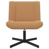 vidaXL Περιστρεφόμενη καρέκλα Μπεζ 63 x 75 x 76 εκ Δέρμα Πρόβατου