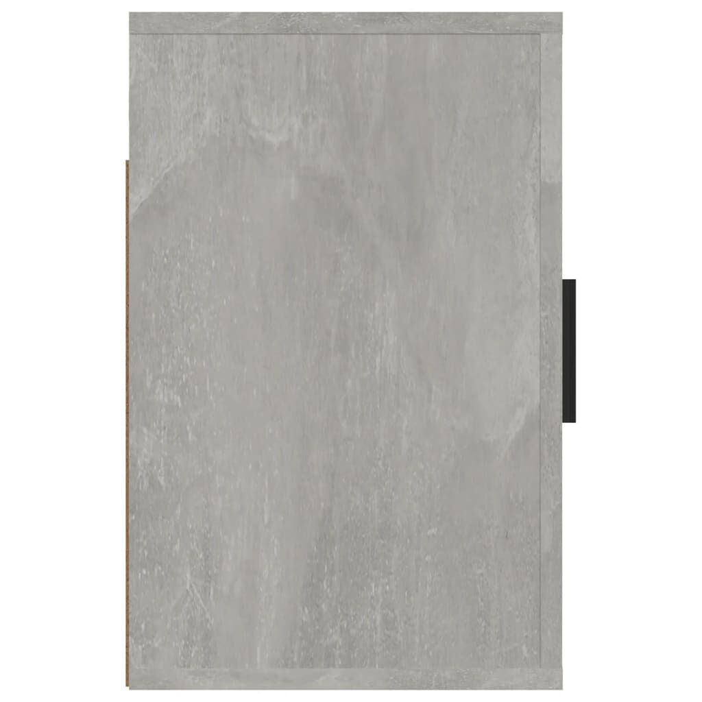 vidaXL Κομοδίνο Επιτοίχιο Γκρι Σκυροδέματος 50x30x47 εκ.