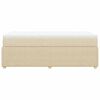 vidaXL &Kappa;&rho;&epsilon;&beta;ά&tau;&iota; Boxspring &mu;&epsilon; &Sigma;&tau;&rho;ώ&mu;&alpha; &Kappa;&rho;&epsilon;&mu; 90x190 &epsilon;&kappa;.&Upsilon;&phi;&alpha;&sigma;&mu;ά&tau;&iota;&nu;&omicron;