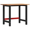 vidaXL &Pi;ά&gamma;&kappa;&omicron;&sigmaf; &Epsilon;&rho;&gamma;&alpha;&sigma;ί&alpha;&sigmaf; &Alpha;&nu;&omicron;&iota;&chi;&tau;ό &Kappa;&alpha;&phi;έ 100x60x81,5 cm &Mu;&alpha;&sigma;ί&phi; &Xi;ύ&lambda;&omicron; &Delta;&rho;&upsilon;&sigmaf;