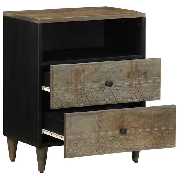 vidaXL &kappa;&omicron;&mu;&omicron;&delta;ί&nu;&omicron; &nu;&tau;&omicron;&upsilon;&lambda;ά&pi;&iota; &alpha;&nu;&omicron;&iota;&chi;&tau;ό &gamma;&kappa;&rho;&iota; 50x33x60 cm &mu;&alpha;&sigma;ί&phi; &xi;ύ&lambda;&omicron; Mango