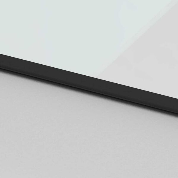 vidaXL Συρόμενη πόρτα με σετ υλικού Μαύρο 76x205 cm γυαλί μετριασμένο