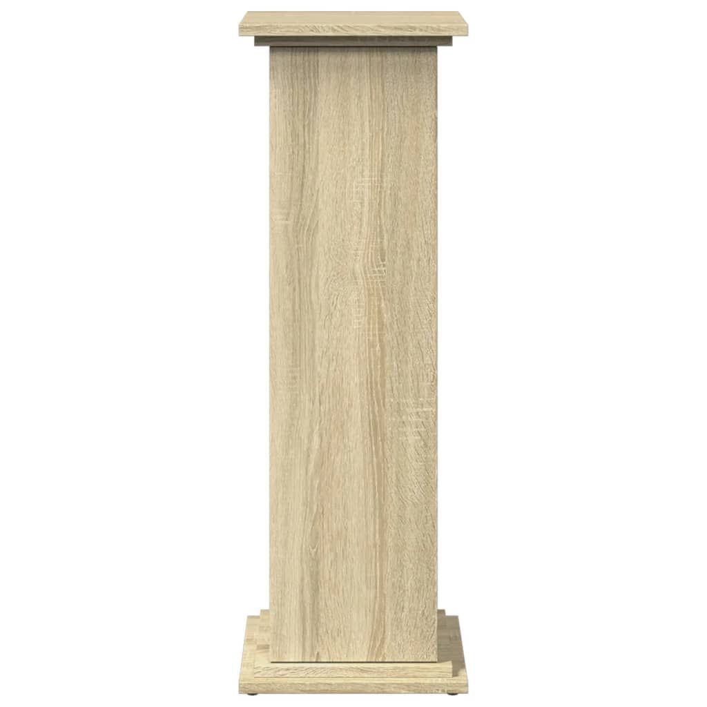 vidaXL Βάση Οθόνης με Αποθ. Sonoma Δρυς 31x30x90 εκ Επεξεργασμένο Ξύλο