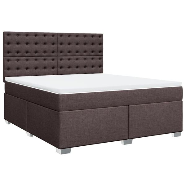 vidaXL &Kappa;&rho;&epsilon;&beta;ά&tau;&iota; Boxspring &mu;&epsilon; &Sigma;&tau;&rho;ώ&mu;&alpha; &Sigma;&kappa;&omicron;ύ&rho;&omicron; &Kappa;&alpha;&phi;έ 180x200 &epsilon;&kappa; &Upsilon;&phi;&alpha;&sigma;&mu;ά&tau;&iota;&nu;&omicron;