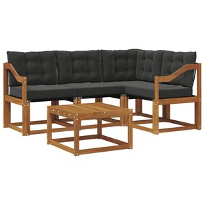 vidaXL &Sigma;&epsilon;&iota;&rho;ά &Kappa;&alpha;&nu;&alpha;&pi;έ &Epsilon;&xi;&omega;&tau;&epsilon;&rho;&iota;&kappa;&omicron;ύ &mu;&epsilon; &mu;&alpha;&xi;&iota;&lambda;ά&rho;&iota; 5 pcs &Phi;&upsilon;&sigma;&iota;&kappa;ό &kappa;&alpha;&iota; &Mu;&alpha;ύ&rho;&omicron;