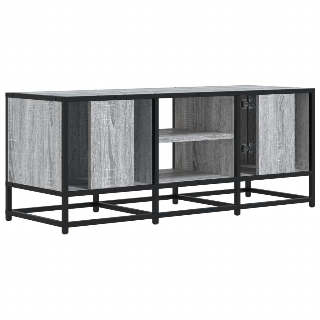 vidaXL Έπιπλο Τηλεόρασης Γκρι Sonoma 100x35x41 εκ. Επεξ. Ξύλο