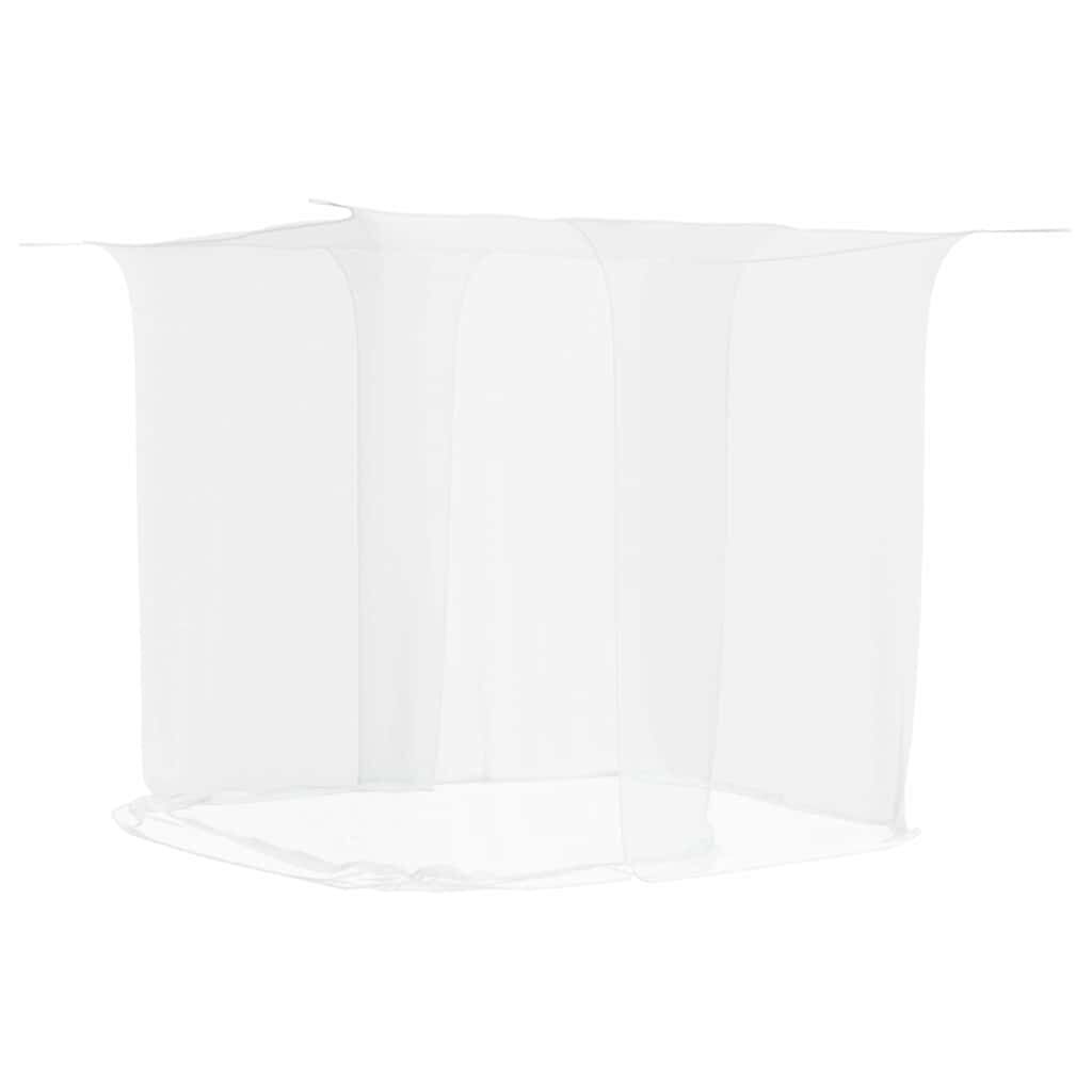 vidaXL Κουνουπιέρα Κρεμαστή 156 Λευκή 220x200x210 εκ. από Δίχτυ