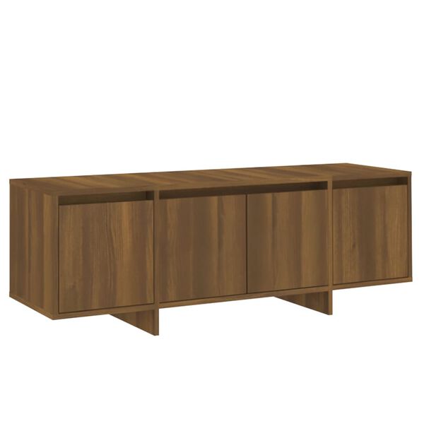 vidaXL Έπιπλο Τηλεόρασης Καφέ Δρυς 120x30x40,5 εκ. Επεξ. Ξύλο