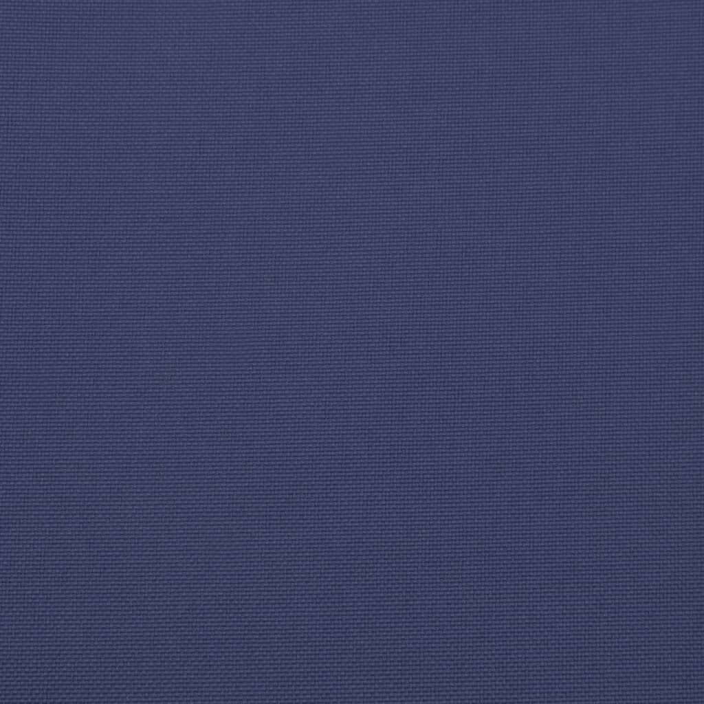vidaXL Μαξιλάρια Πάγκου Κήπου Ναυτικό Μπλε 110x50x7 εκ. Ύφασμα Oxford