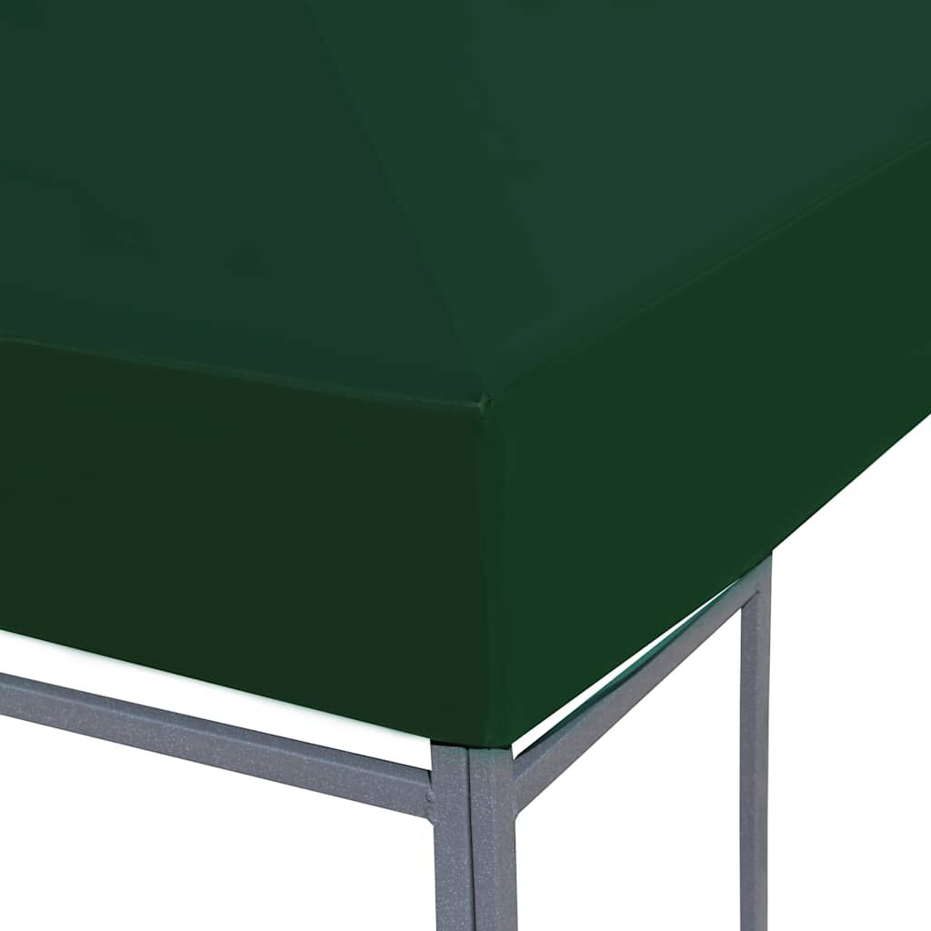 vidaXL Κάλυμμα για Κιόσκι Πράσινο 4 x 3 μ. 310 γρ./μ²