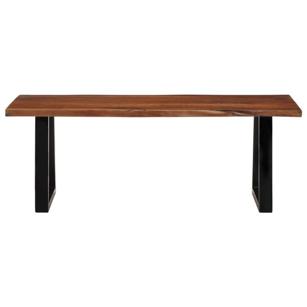 vidaXL Τραπεζάκι Σαλονιού Καφέ Μελί 110x55x40 εκ. Μασίφ Ξύλο Ακακίας