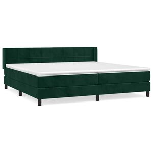vidaXL &Kappa;&rho;&epsilon;&beta;ά&tau;&iota; Boxspring &mu;&epsilon; &Sigma;&tau;&rho;ώ&mu;&alpha; &Sigma;&kappa;&omicron;ύ&rho;&omicron; &Pi;&rho;ά&sigma;&iota;&nu;&omicron; 200x200&epsilon;&kappa;. &Beta;&epsilon;&lambda;&omicron;ύ&delta;&iota;&nu;&omicron;