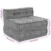 vidaXL Μαξιλάρι 4 pcs Ανοιχτό γκρι 70 x 70 x 54 εκ Πολυεστέρας