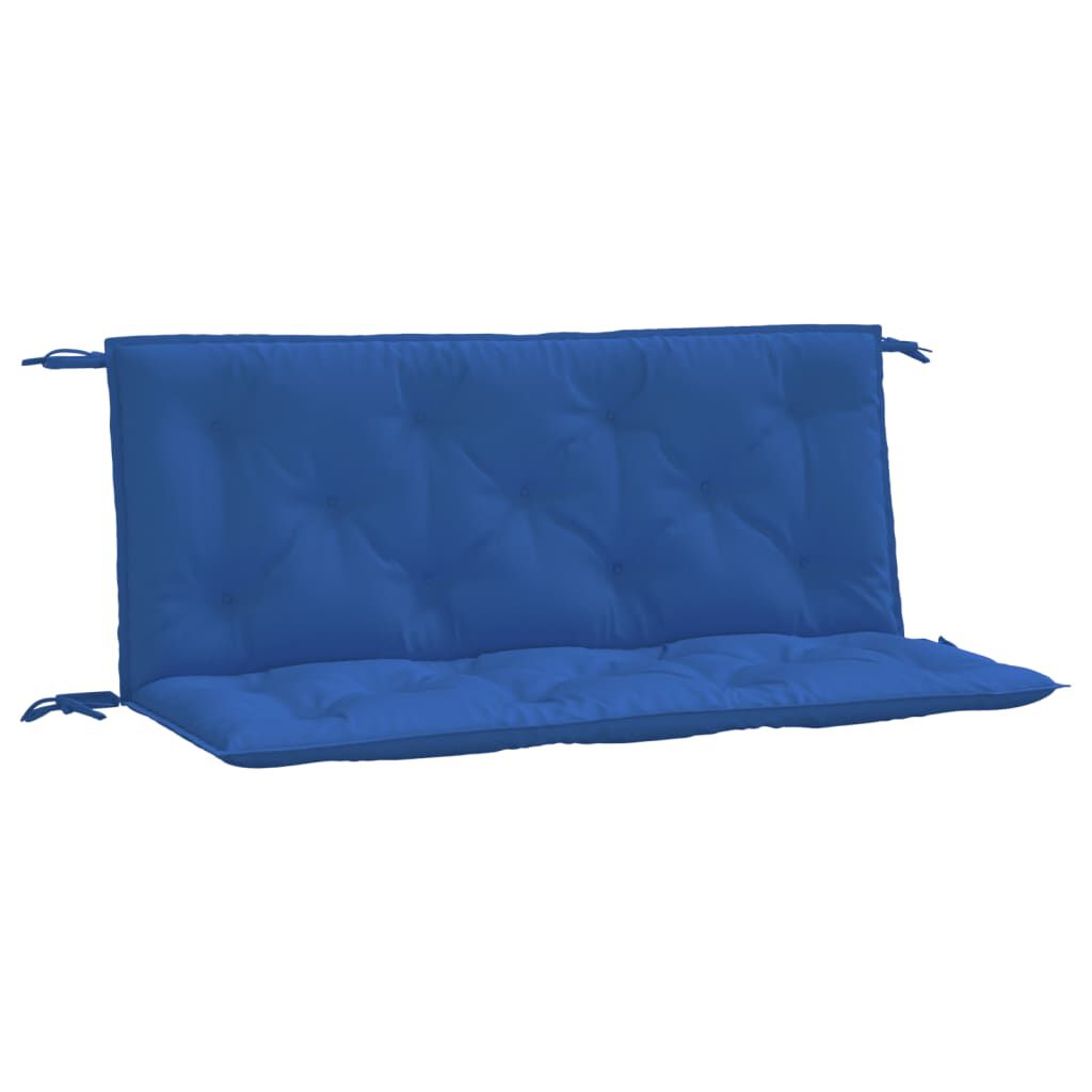 vidaXL Μαξιλάρια Πάγκου Κήπου 2 τεμ. Μπλε 120x50x7cm Ύφασμα Oxford