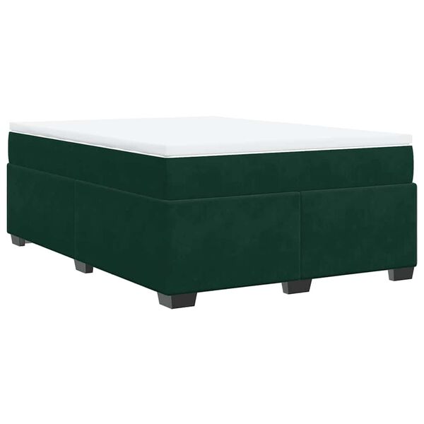 vidaXL &Kappa;&rho;&epsilon;&beta;ά&tau;&iota; Boxspring &mu;&epsilon; &Sigma;&tau;&rho;ώ&mu;&alpha; &Sigma;&kappa;&omicron;ύ&rho;&omicron; &Pi;&rho;ά&sigma;&iota;&nu;&omicron; 160x200&epsilon;&kappa;. &Beta;&epsilon;&lambda;&omicron;ύ&delta;&iota;&nu;&omicron;