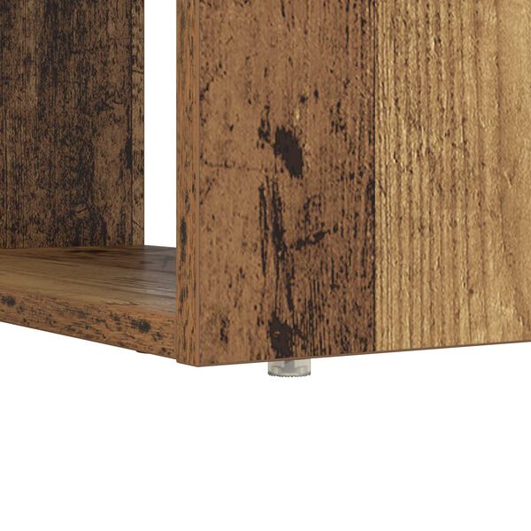 vidaXL Γραφείο με Αποθήκευση Παλιό Ξύλο 113x54x120 εκ. Επεξεργασμένο Ξύλο