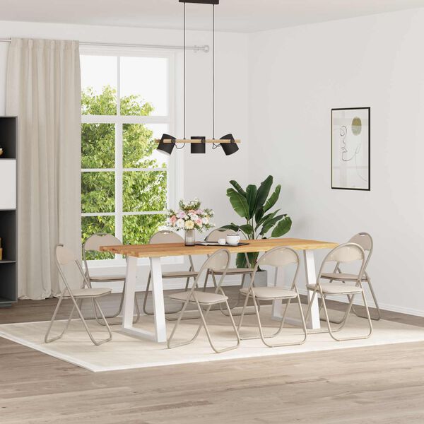 vidaXL &Pi;&tau;&upsilon;&sigma;&sigma;ό&mu;&epsilon;&nu;&eta; &Kappa;&alpha;&rho;έ&kappa;&lambda;&alpha; 8 pcs Ά&mu;&mu;&omicron;&sigmaf; 48 x 43,5 x 81 &epsilon;&kappa;. &Tau;&epsilon;&chi;&nu;&eta;&tau;ό &Delta;έ&rho;&mu;&alpha;