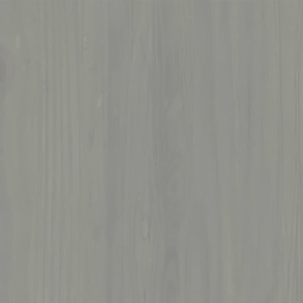 vidaXL Έπιπλο Τηλεόρασης VIGO Γκρι 156 x 40 x 40 εκ. Μασίφ Ξύλο Πεύκου