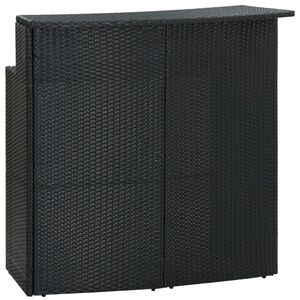 vidaXL &Tau;&rho;&alpha;&pi;έ&zeta;&iota; &Mu;&pi;&alpha;&rho; &Kappa;ή&pi;&omicron;&upsilon; &Mu;&alpha;ύ&rho;&omicron; 120x55x110 &epsilon;&kappa;. &alpha;&pi;ό &Sigma;&upsilon;&nu;&theta;&epsilon;&tau;&iota;&kappa;ό &Rho;&alpha;&tau;ά&nu;