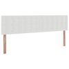 vidaXL Οθωμανικό κρεβάτι με στρώματα Λευκό 180x200cm Faux Leather