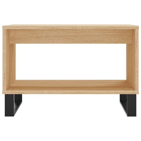 vidaXL Τραπεζάκι Σαλονιού Sonoma Δρυς 60x50x40 εκ. από Επεξεργ. Ξύλο