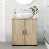 vidaXL Ντουλάπι Μπάνιου με ράφι με πόρτα Sonoma Δρυς 61 x 35 x 64 εκ.