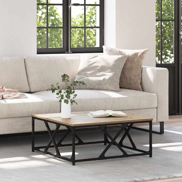 vidaXL &Tau;&rho;&alpha;&pi;&epsilon;&zeta;ά&kappa;&iota; &sigma;&alpha;&lambda;&omicron;&nu;&iota;&omicron;ύ Artisan Oak 70 x 70 x 30 cm