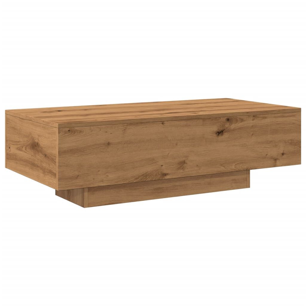 vidaXL Τραπεζάκι Σαλονιού Artisan Δρυς 100 x 49,5 x 31 εκ. Επεξ. Ξύλο