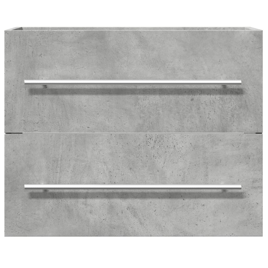 vidaXL Ντουλάπι Νιπτήρα Γκρι Σκυροδέμ. 60 x 38,5 x 48 εκ. Επεξ. Ξύλο
