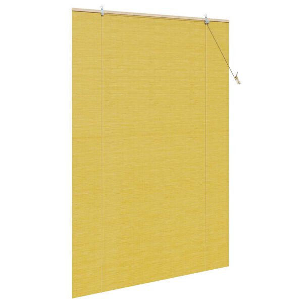 vidaXL Ρολά και Σκίες Παραθύρων Κίτρινο 150 x 220 cm Μπαμπού