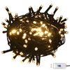 vidaXL Χριστουγεν. Μπάλες Σετ 120 τεμ με Κορυφή & 300 LED Λευκό/Γκρι