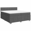 vidaXL &Kappa;&rho;&epsilon;&beta;ά&tau;&iota; Boxspring &mu;&epsilon; &Sigma;&tau;&rho;ώ&mu;&alpha; &Sigma;&kappa;&omicron;ύ&rho;&omicron; &Gamma;&kappa;&rho;&iota; 200x200 &epsilon;&kappa;. &Upsilon;&phi;&alpha;&sigma;&mu;ά&tau;&iota;&nu;&omicron;