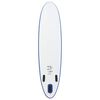 vidaXL Σετ Σανίδας Stand Up Paddle / Surf Φουσκωτό Μπλε και Λευκό